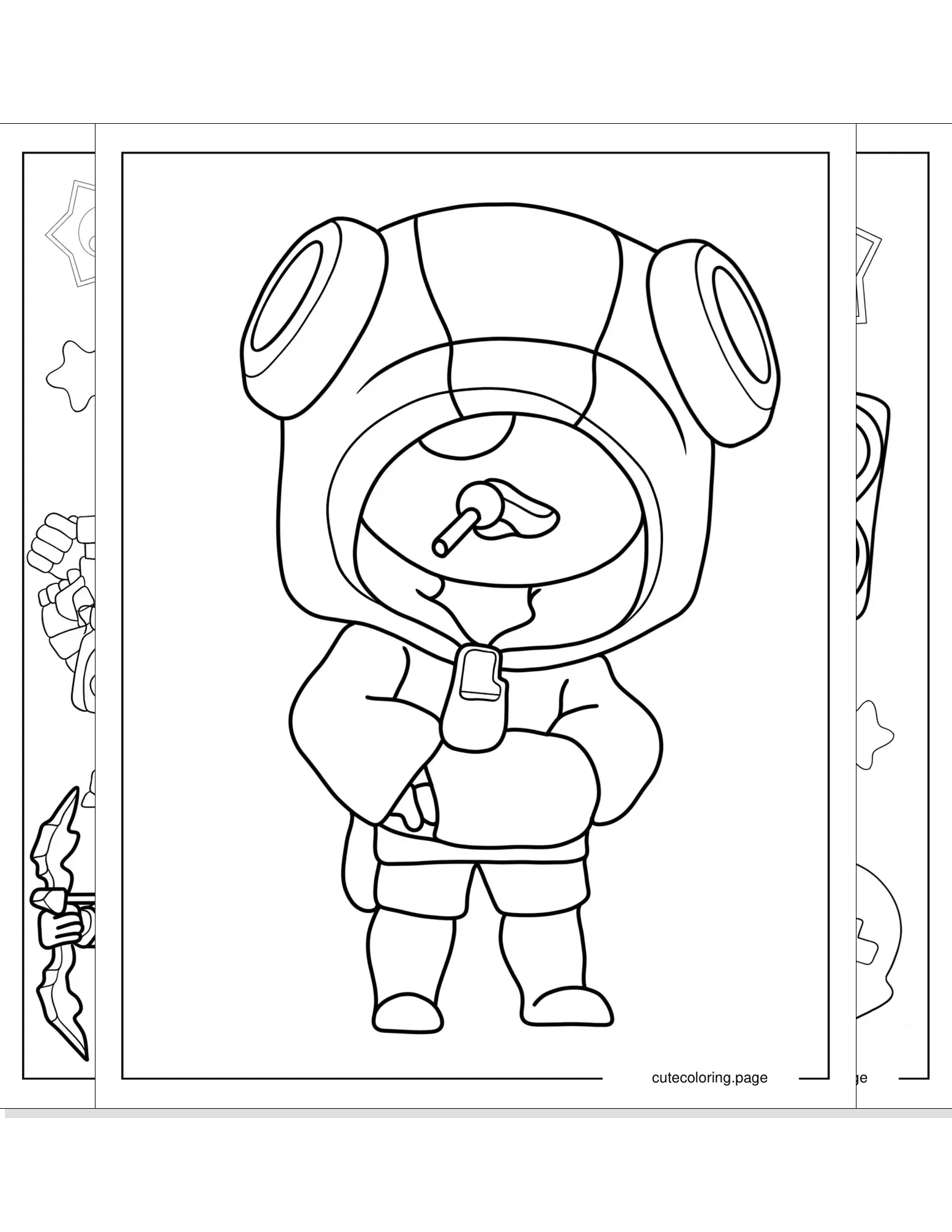 brawl stars coloring pages coloring page