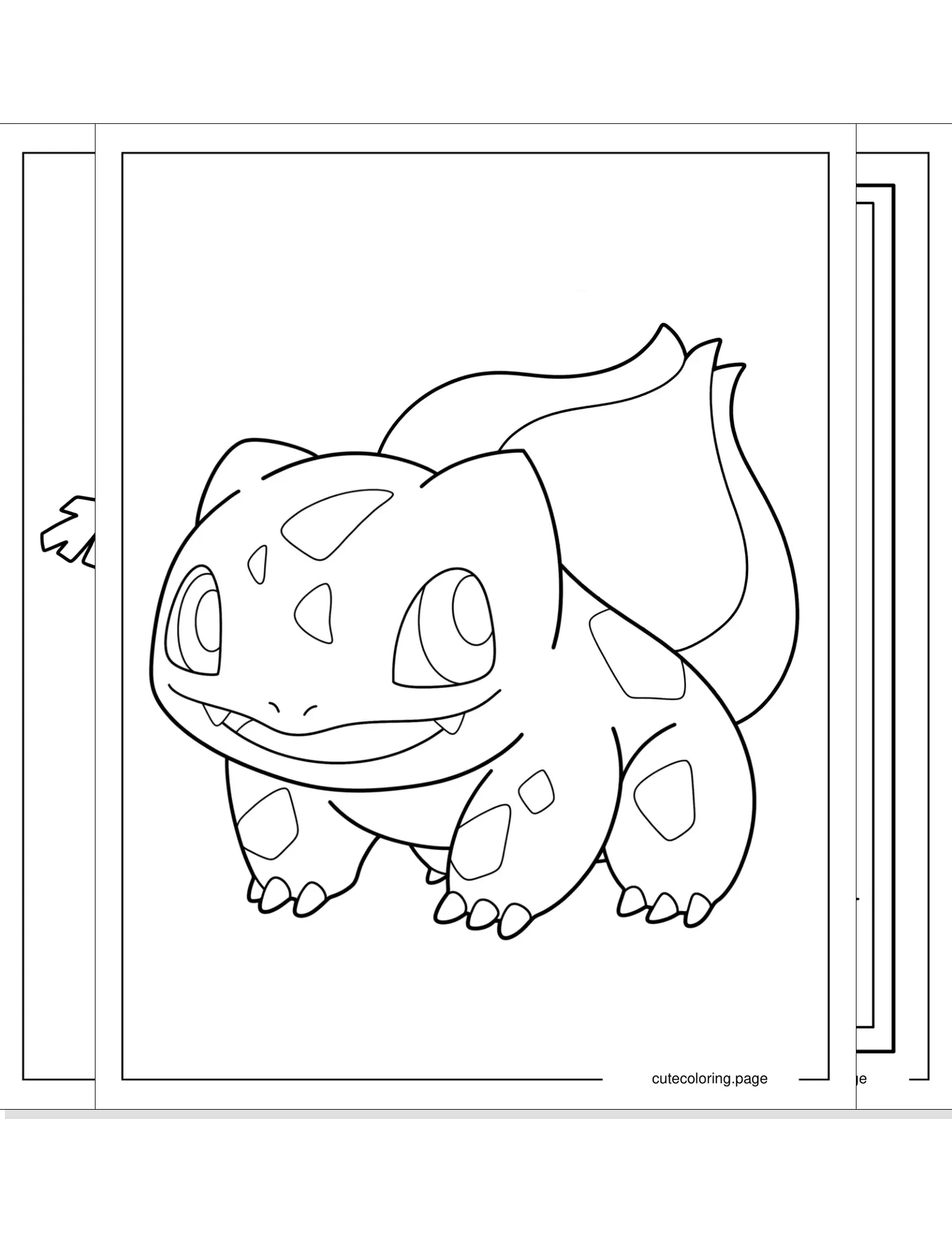 bulbasaur coloring pages coloring page