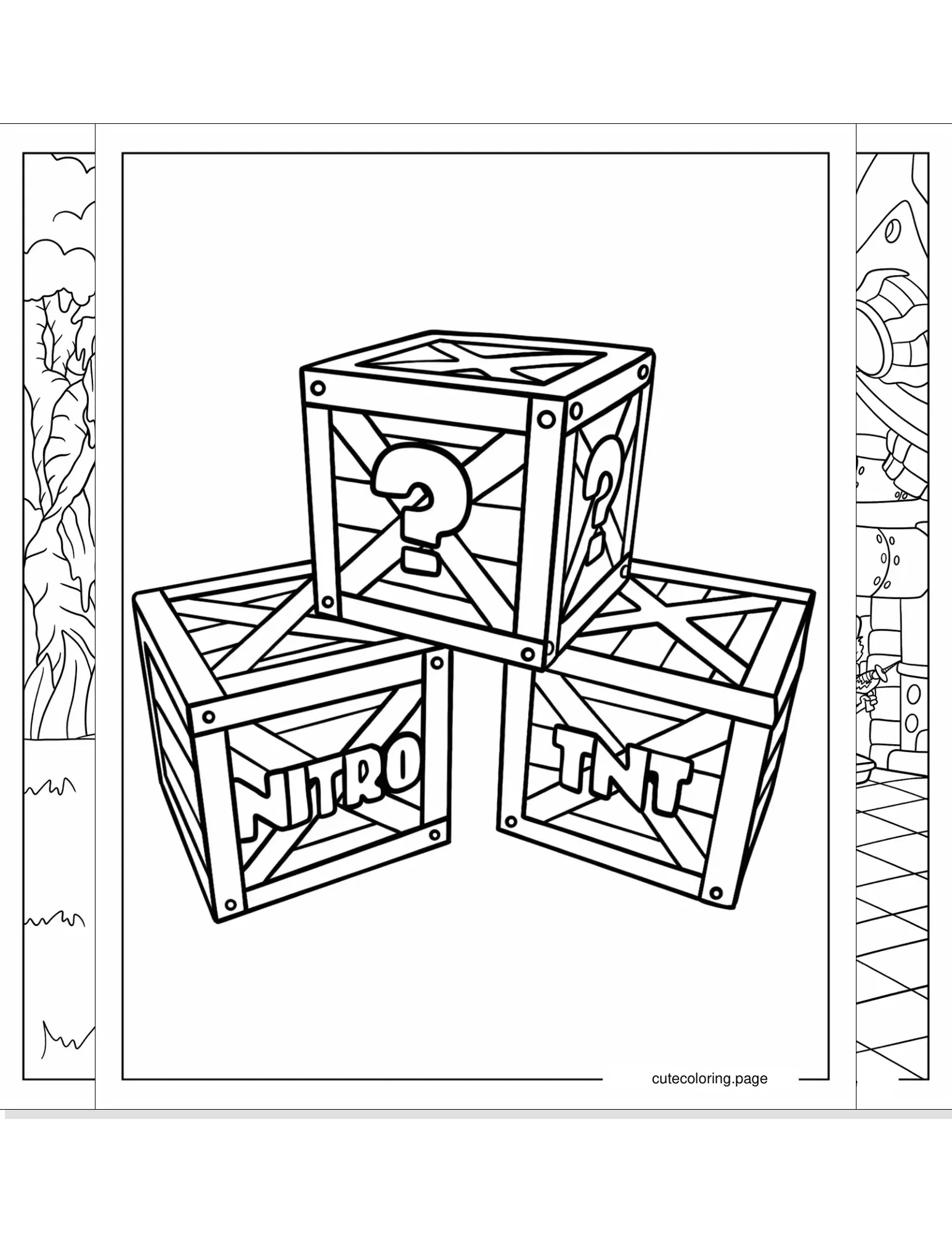 crash bandicoot coloring pages coloring page