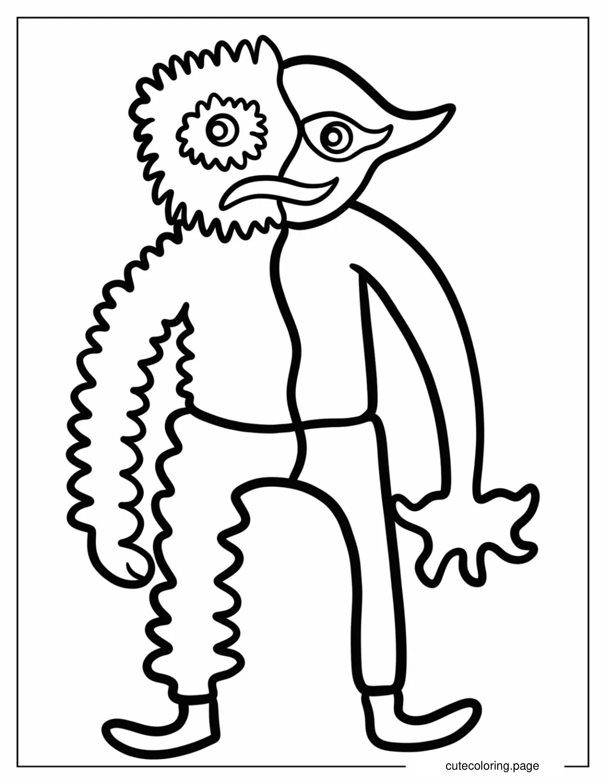 SmileyGiggle Coloring Page For Preschoolers coloring page