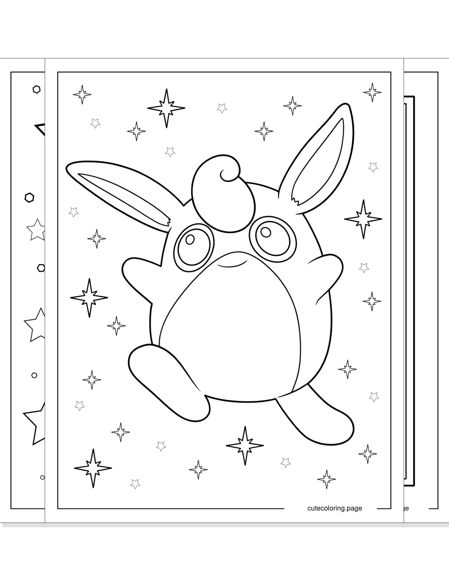 jigglypuff coloring pages coloring page