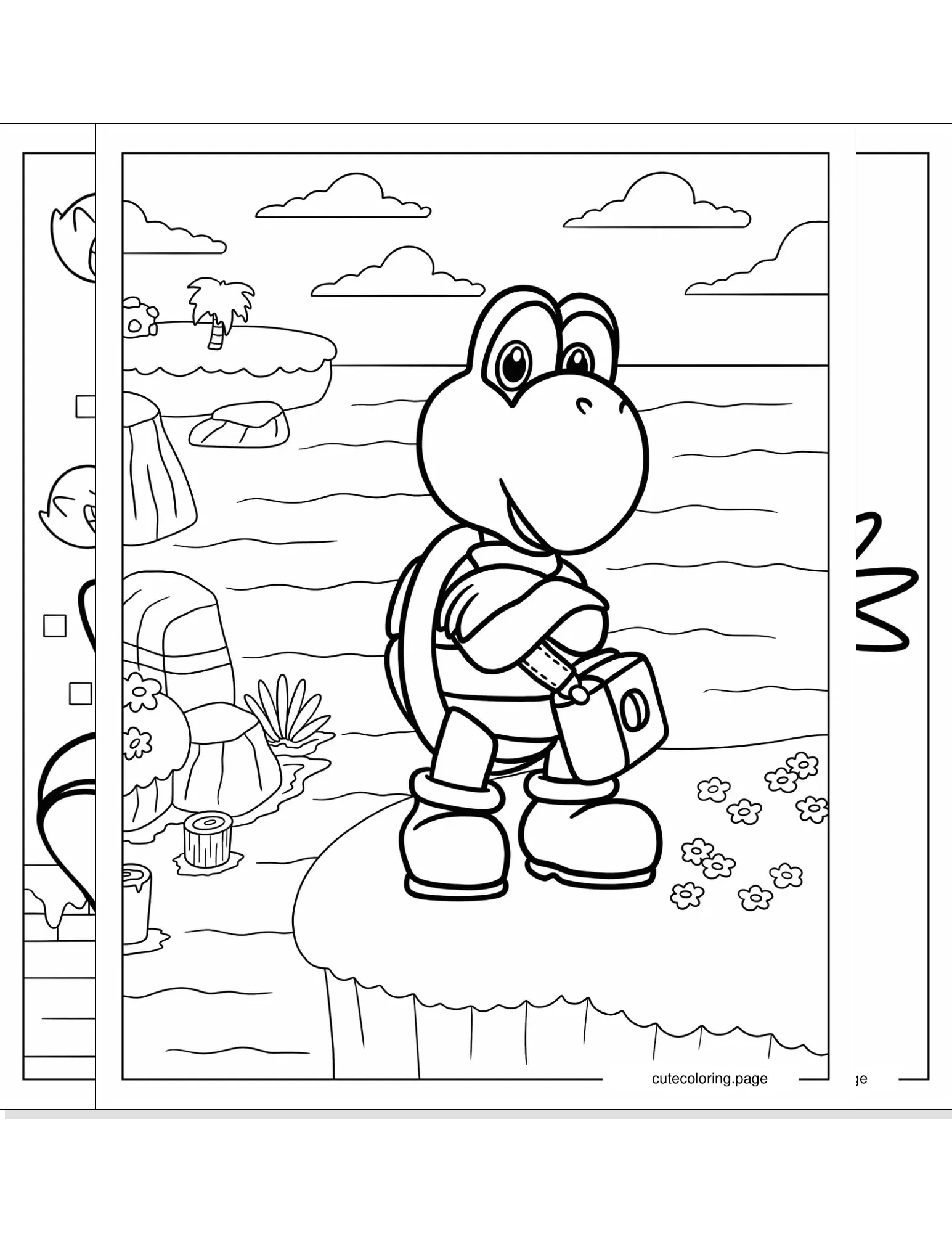 koopa troopa coloring pages coloring page