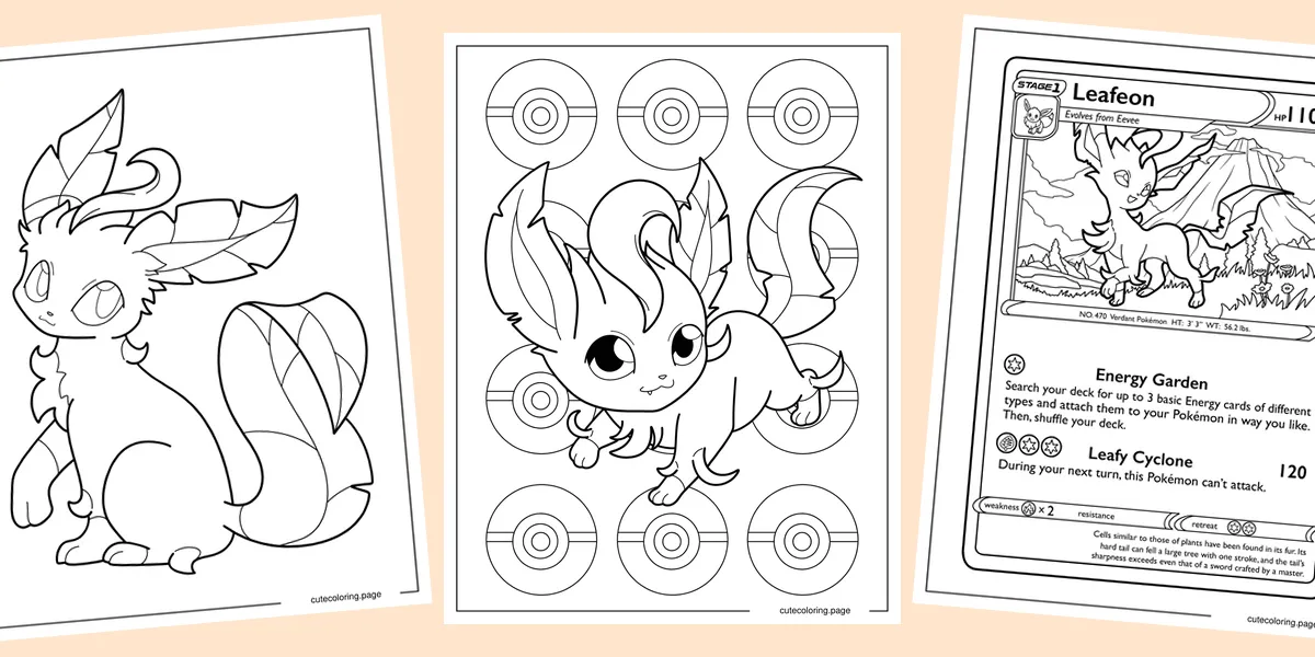 leafeon-coloring-pages