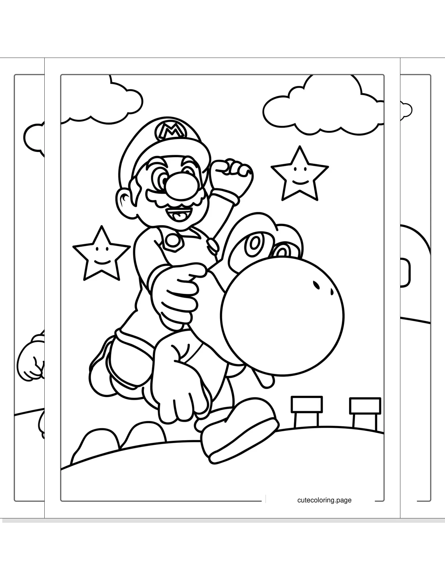 mario coloring pages coloring page