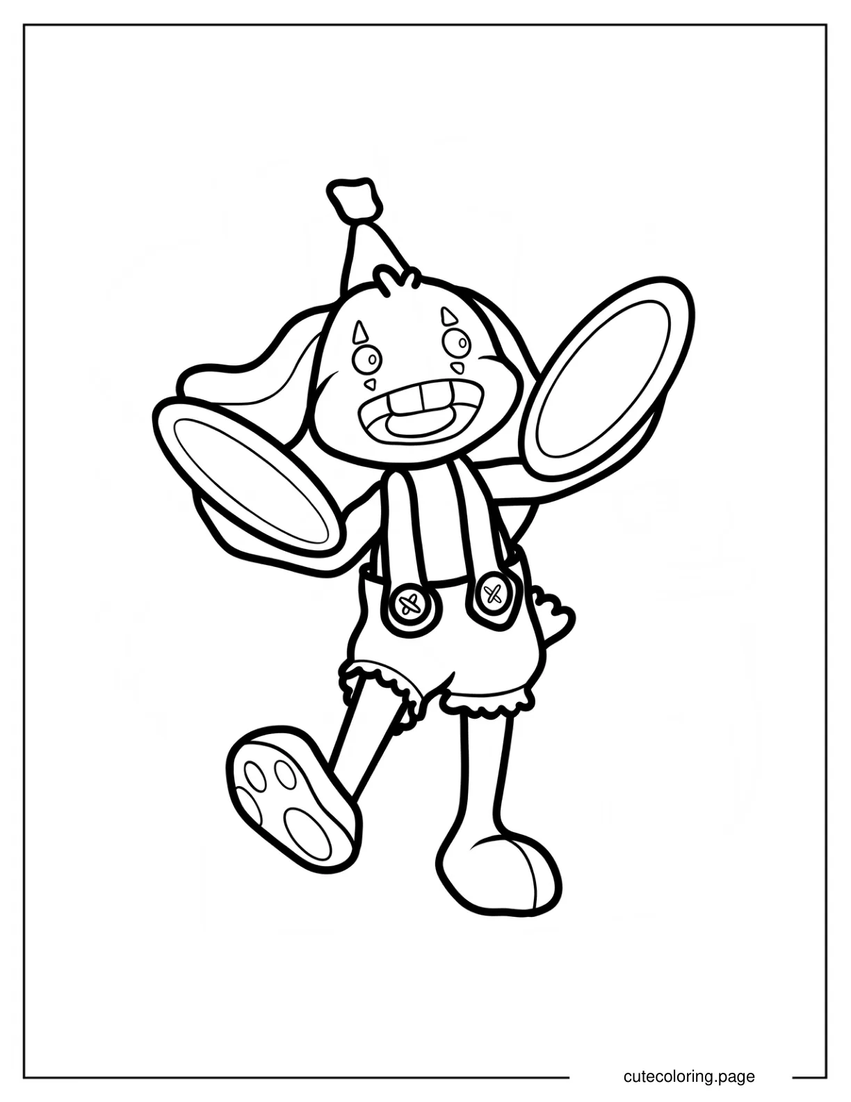 Bunzo Bunny coloring page