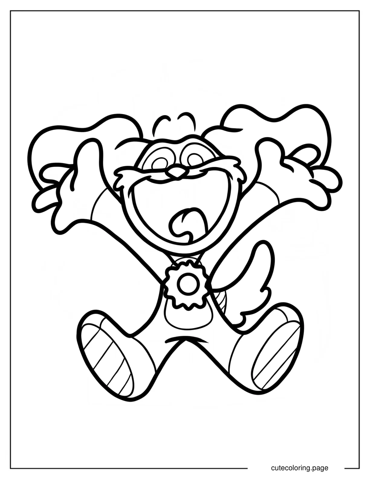 DogDay From Poppy Playtime coloring page