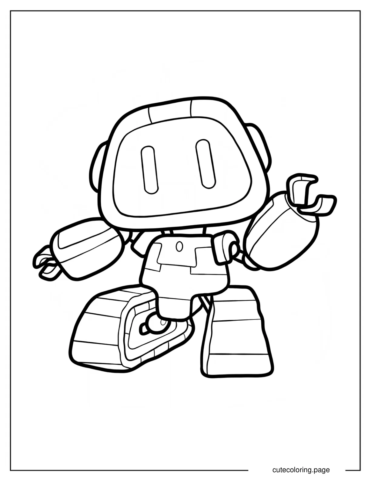 Poppy Playtime Boogie Bot Coloring Page For Kids coloring page