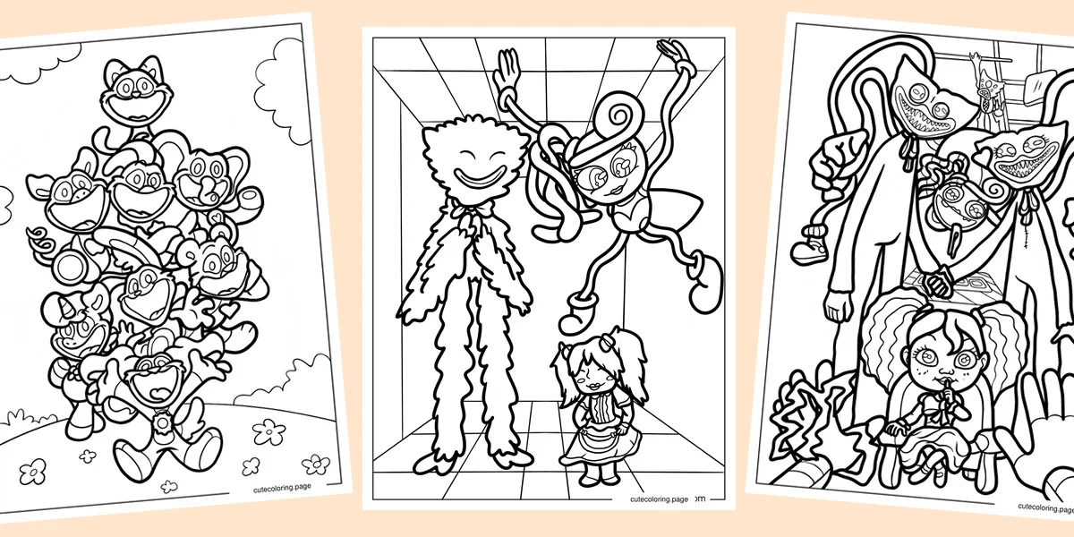 poppy-playtime-coloring-pages