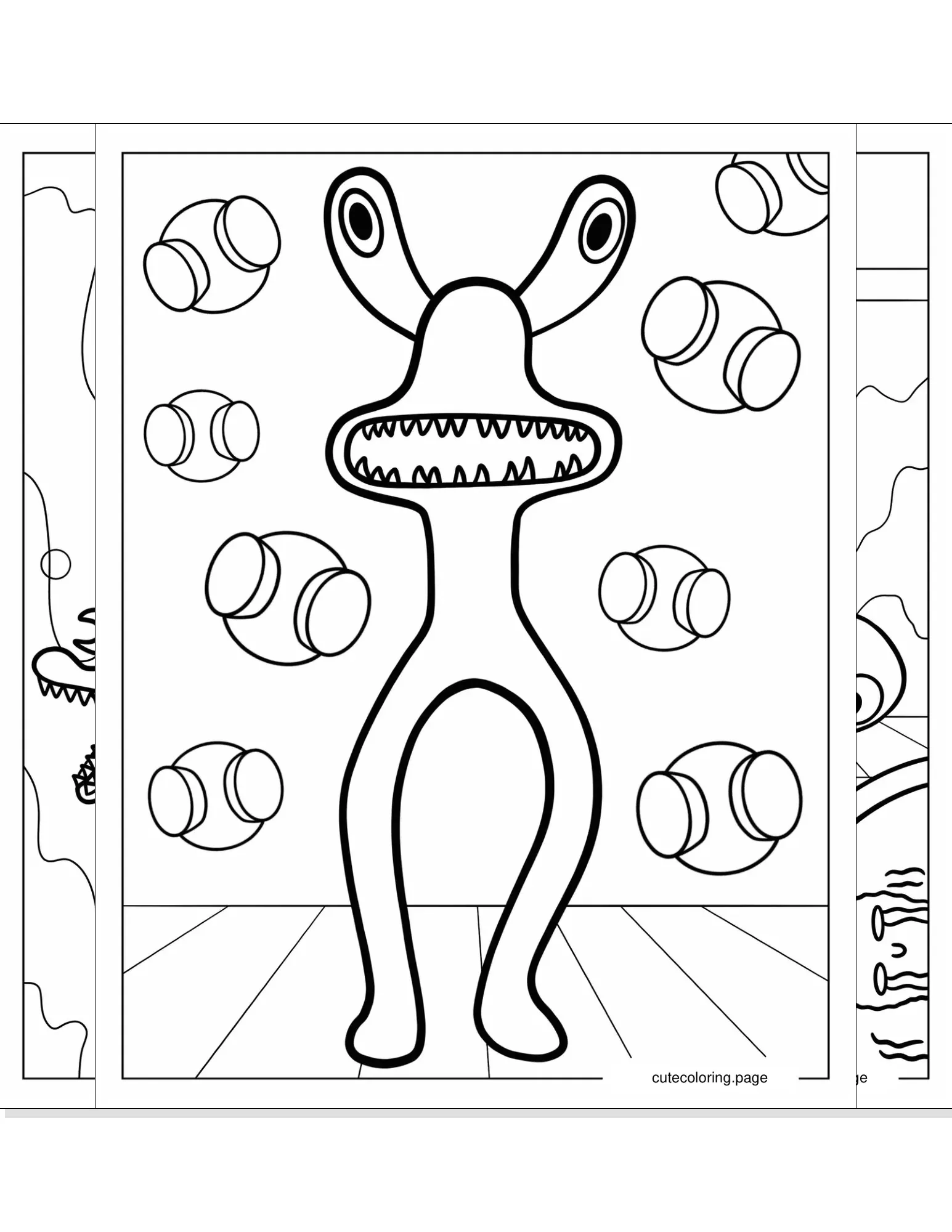 rainbow friends coloring pages coloring page