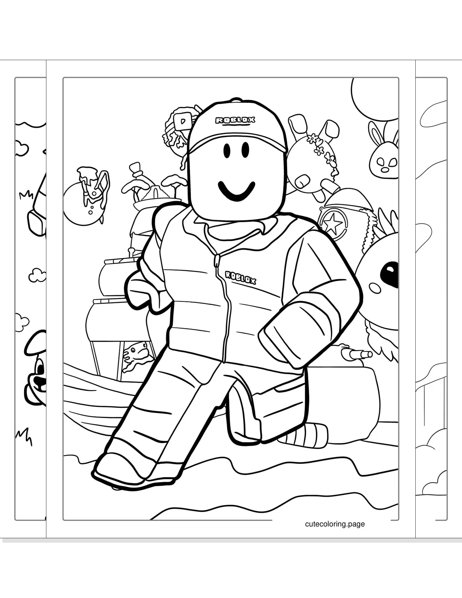 roblox coloring pages coloring page