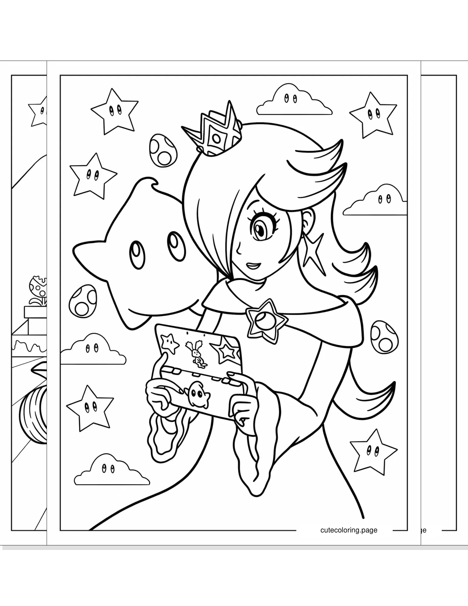 rosalina coloring pages coloring page