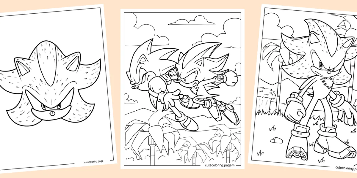 shadow-sonic-coloring-pages