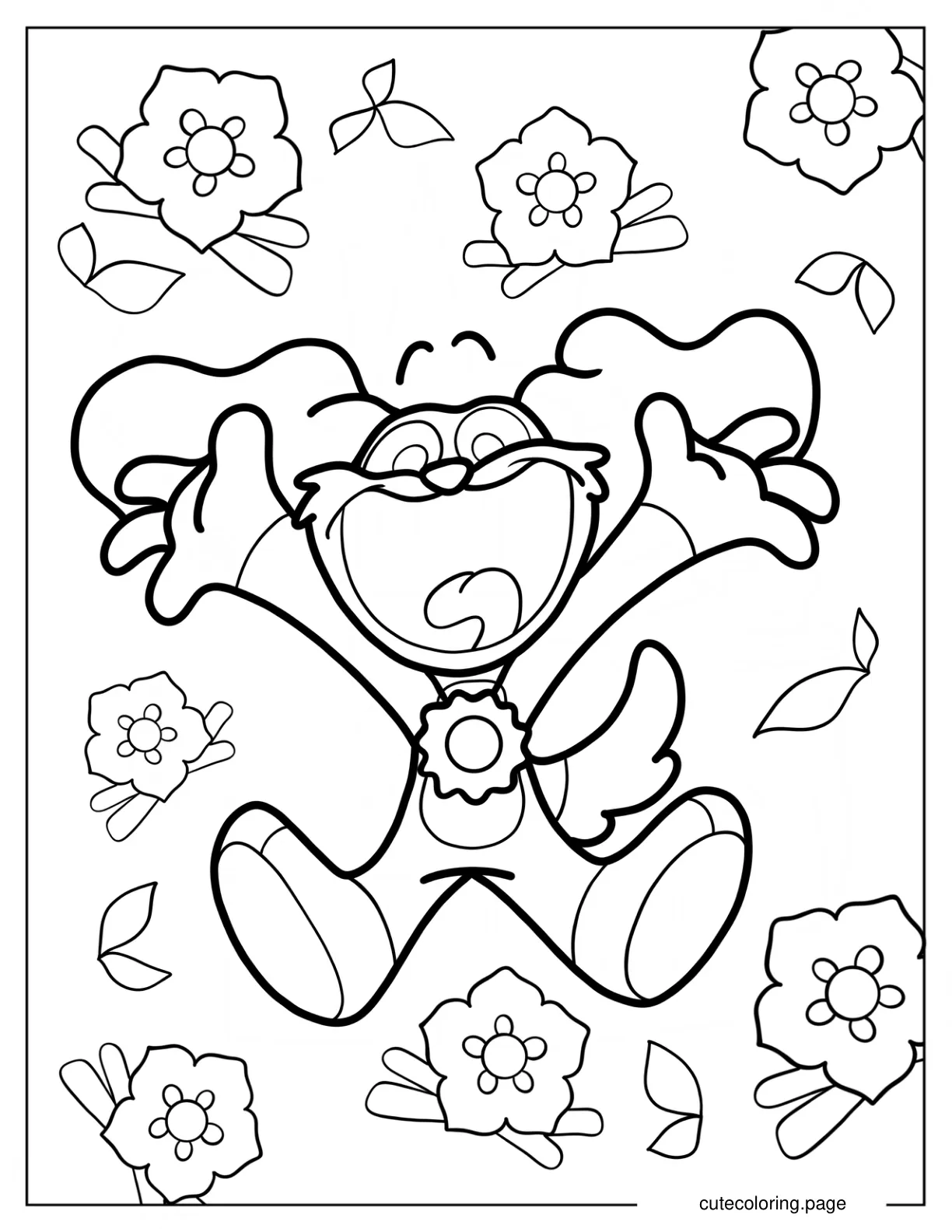 Happy DogDay Coloring Sheet For Preschoolers coloring page