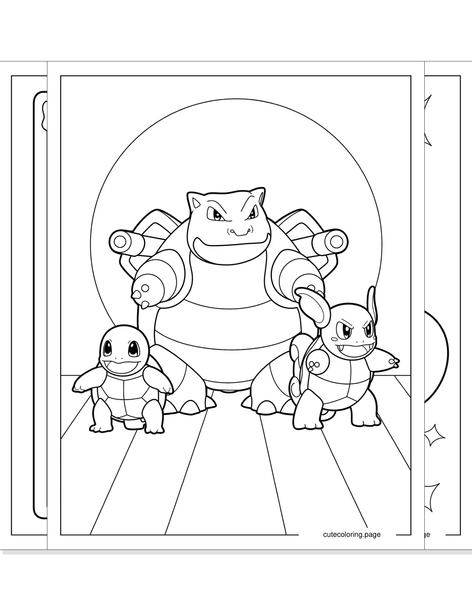 squirtle coloring pages coloring page