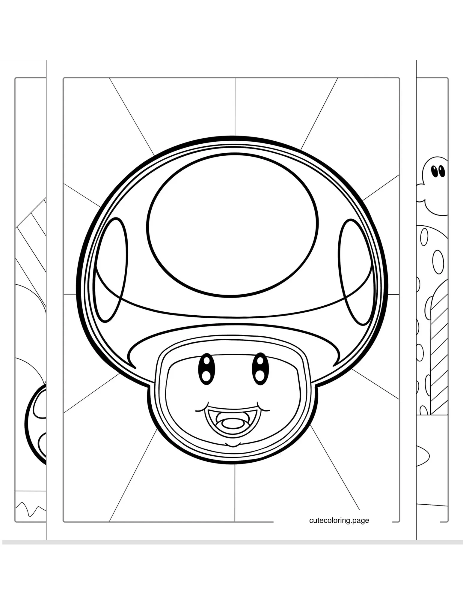 toad coloring pages coloring page